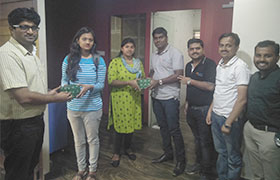 Sahyadri Team visits VRAIO Software Solutions Pvt Ltd, Bengaluru for Industry internship and exposure