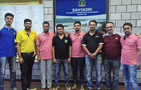 Mr. Sai Krishna Initiation of Sahyadri-Pratian innovation ecosystem through up skilling Core team of 8 faculty members  