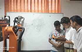 Student Exchange Programme: Sahyadrians pursuing internship in Kuka Robotics 