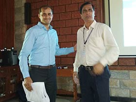 Dr. Suchit Chindi Vasudevappa visits Sahyadri Campus