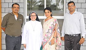 Sahyadri had the honour to host guests from the prestigious St Agnes Institutions