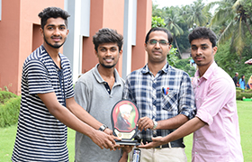 Sahyadrians secure 2nd place at the state level VTU Project Competition