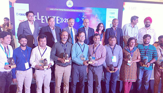 2 LLPs of Sahyadri among the 100 Start-ups declared as Winners by GOK at ELEVATE 2019 held in Bengaluru