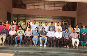 Faculty attends the Infosys Campus Connect programme at Vidya Academy of Science & Technology, Thrissur