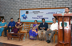 Inauguration of Two-Day PGCET Training Programme organized by MBA Department  