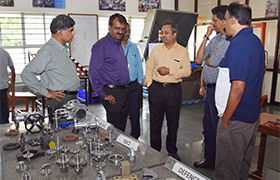 Sahyadri is graced by the visit of top executives of MRPL
