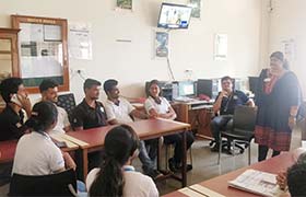 MBAs undergo Training on Cold Calling to generate leads for Sahyadri Capital Advisors LLP  