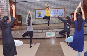 Yoga for foundation course students 