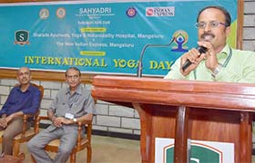 Commemoration of 5th International Yoga Day at Sahyadri 