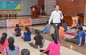 Commemoration of 5th International Yoga Day at Sahyadri 