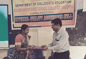 MBA Faculty invited as a resource person at Government First Grade College, Mudipu