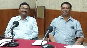All India Radio, Mangaluru broadcasts Vice-Principal's Interview