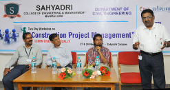 
Two day workshop on Construction Project Management organized by the Civil Engineering Department