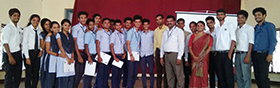 Sahyadri-Whiz-Quiz-preliminary-round-at-Sri-Ramakrishna-College,-Mangaluru
