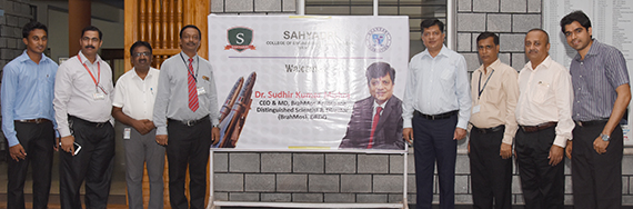 Dr. Sudhir Kumar Mishra, CEO & MD, BrahMos Aerospace, Distinguished Scientist & Director, (BrahMos), DRDO visits Sahyadri 