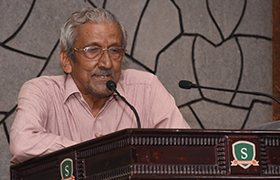 Mr. P V Vaidyanathan conducts a session on “In search of Excellence” for students & faculty