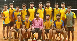 Sahyadri Boys Volleyball Team Runners in VTU Inter-collegiate Tournament
