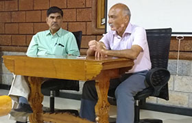 Mr. Anil Uppin visits Sahyadri 