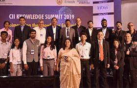 Students at CII- Knowledge Summit 2019 