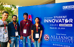 Sahyadri Students Selected for ICT Academy Student Innovator Award-Semi Finals 