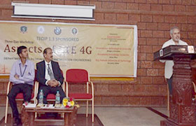 Sahyadri organised workshop on Aspects of LTE-4G
