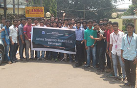 Mechanical Engineering Students visit Lamina Suspension Products Limited 