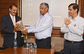 Sahyadri opens its door to the new Principal Dr. Srinivasa Rao Kunte