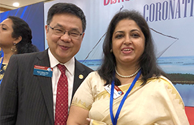 Dr. Molly Chaudhuri attends the District 92 Annual Conference of Toastmasters