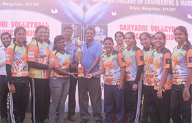 G-Crew of MBA, organizes the 2nd series of Sahyadri Volleyball League (SVL) in the campus 
