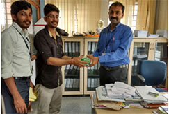 Vidyashankar, an Alumnus interacts with Department of Computer Science and Engineering
