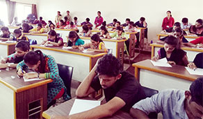 MBA-HR Students conduct Aptitude Test for 1st year MBA