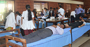 Blood Donation & Diabetes Awareness Camp at Sahyadri Campus