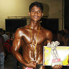 Sahyadrian achieves in Body Building  