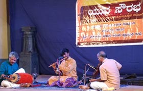 Flute Performance at Yuva Sourabha 2018