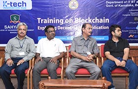 Sahyadri holds One Day Training on Blockchain