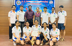 Sahyadri Women’s Table Tennis Team emerged as Champions in VTU Mangaluru Zone Table Tennis Tournament	