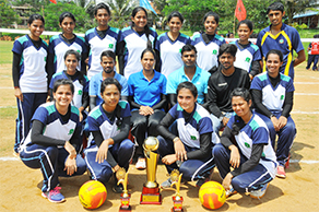 VTU Inter-Collegiate Mangalore Zone Throw ball Tournament at Sahyadri Campus