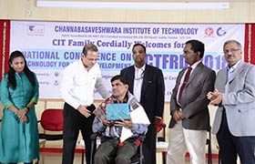 S Manjappa invited as a Guest at Channabasaveshwara Institute
