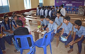 Dept. of Electronics and Communication Engineering organizes an event at Navodaya High School, Bettampady, Puttur