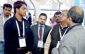 Day Two at India Mobile Congress 2018 in New Delhi 