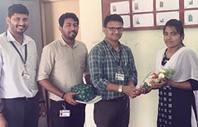Felicitation for Sahyadri Alumna