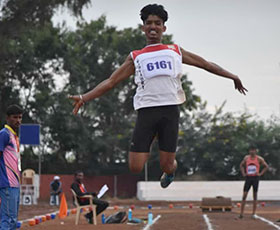 Students win at the VTU 22nd Inter-collegiate Athletic Competition 