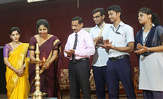Dr. Vishal Samartha inaugurates the Commerce Association at Sri Bhuvanendra College, Karkala
