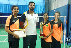 Sahyadrians achieve at the VTU Inter Collegiate Mangaluru Zone Badminton Tournament 