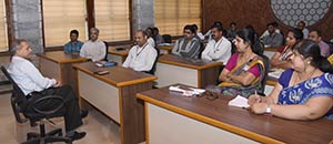 D P Agrawalspeaks to the Placement Committee