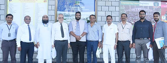 Sahyadri receives guests from P.A. College of Engineering & Management 