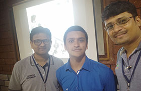 Team Leader of AIESEC, Manipal visits Sahyadri