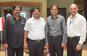 Officials from Union Bank and Mathru Sangha Mangaluru visited Sahaydri