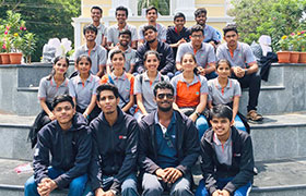 First year Engineering students win a prize at SRM Institute of science and Technology, Chennai