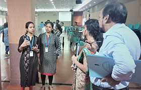 Students participate in Poster Presentation competition